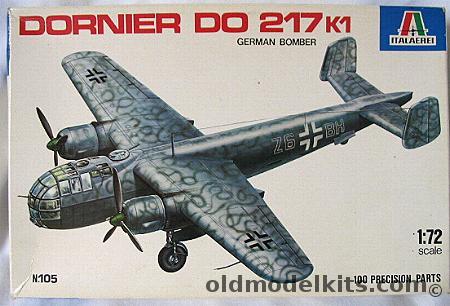 Italaerei 1/72 Dornier DO-217 K1, 105 plastic model kit